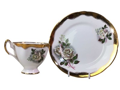 Lot 110 - COALPORT, ROYAL ALBERT AND ANSLEY PART TEA SERVICES
