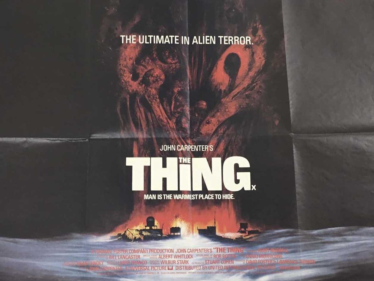 Lot 348 - THREE HORROR MOVIE POSTERS