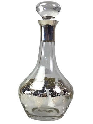 Lot 210 - GLASS DECANTER AND STOPPER