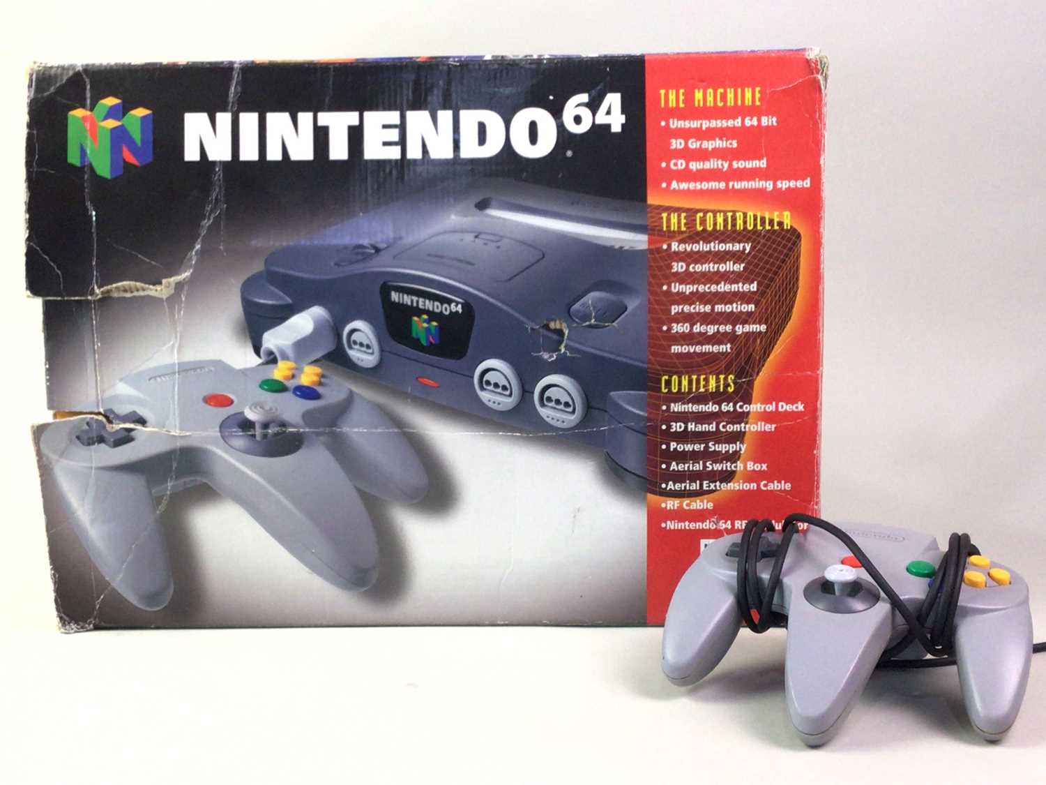 Lot 356 - NINTENDO 64 GAMES CONSOLE