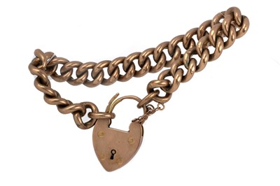Lot 452 - CURB LINK BRACELET
