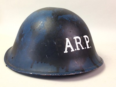 Lot 249 - PAINTED WWII BRITISH MKIII TURTLE HELMET