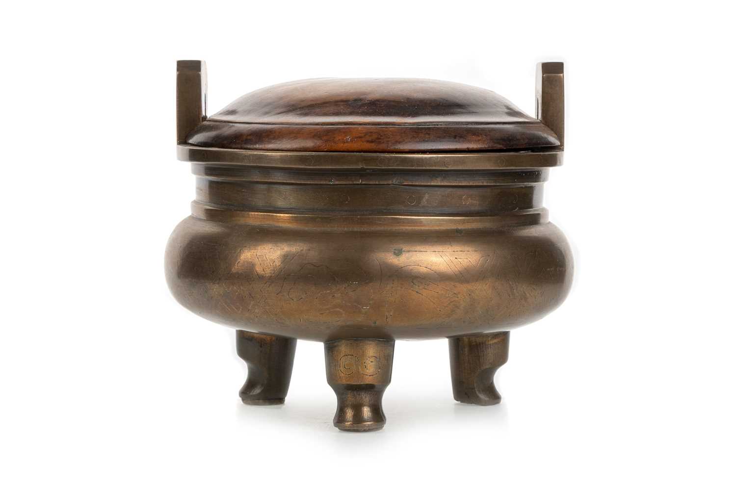 Lot 1184 - BRONZE CHINESE INCENSE BURNER