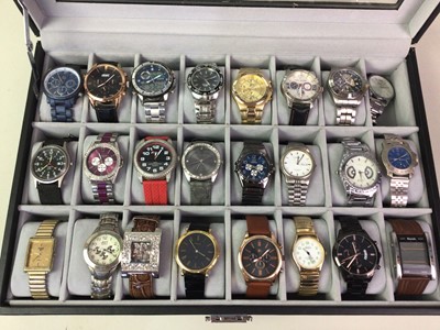 Lot 267 - GROUP OF FASHION WATCHES