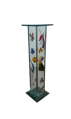 Lot 300 - GLASS PEDESTAL