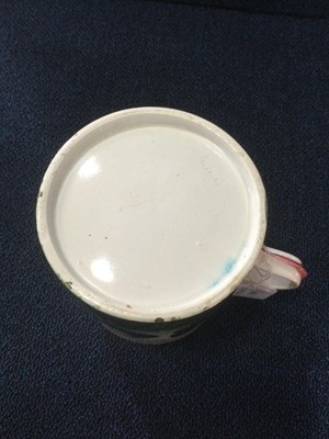 Lot 1355 - WEMYSS POTTERY MUG / TANKARD