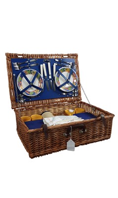 Lot 288 - WICKER PICNIC BASKET