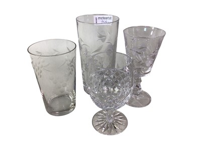 Lot 258 - SIX EDINBURGH CRYSTAL TUMBLERS