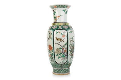 Lot 1189 - CHINESE FAMILLE VERTE VASE