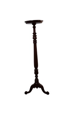 Lot 459 - MAHOGANY PEDESTAL