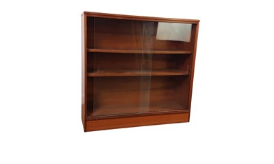 Lot 458 - TWO MID CENTURY TEAK HALL BOOKCASES