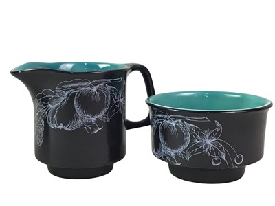 Lot 358 - CROWN DEVON PART COFFEE SERVICE