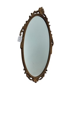 Lot 477 - TWO GILT WALL MIRRORS