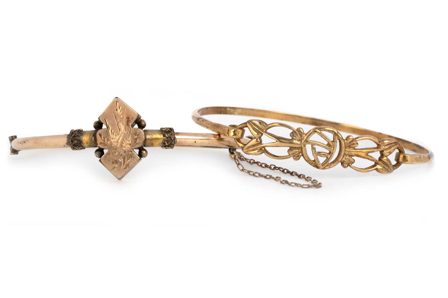 Lot 466 - THREE BANGLES