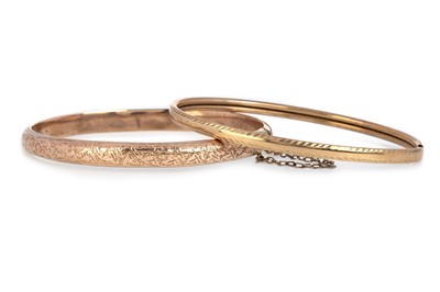 Lot 466 - THREE BANGLES