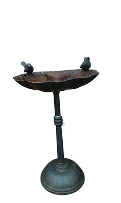 Lot 415 - CAST IRON BIRDBATH