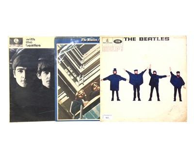 Lot 363 - GROUP OF THREE BEATLES RECORDS