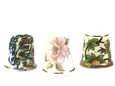 Lot 368 - COLLECTION OF THIMBLES