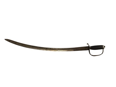 Lot 373 - INDIAN CURVED SWORD