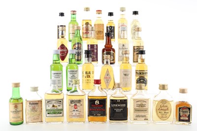 Lot 193 - 28 ASSORTED MALT WHISKY MINIATURES