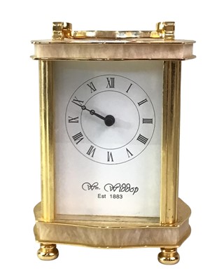 Lot 517 - GILT MANTEL CLOCK
