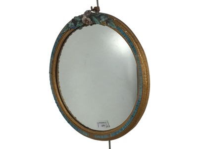 Lot 439 - CIRCULAR WALL MIRROR