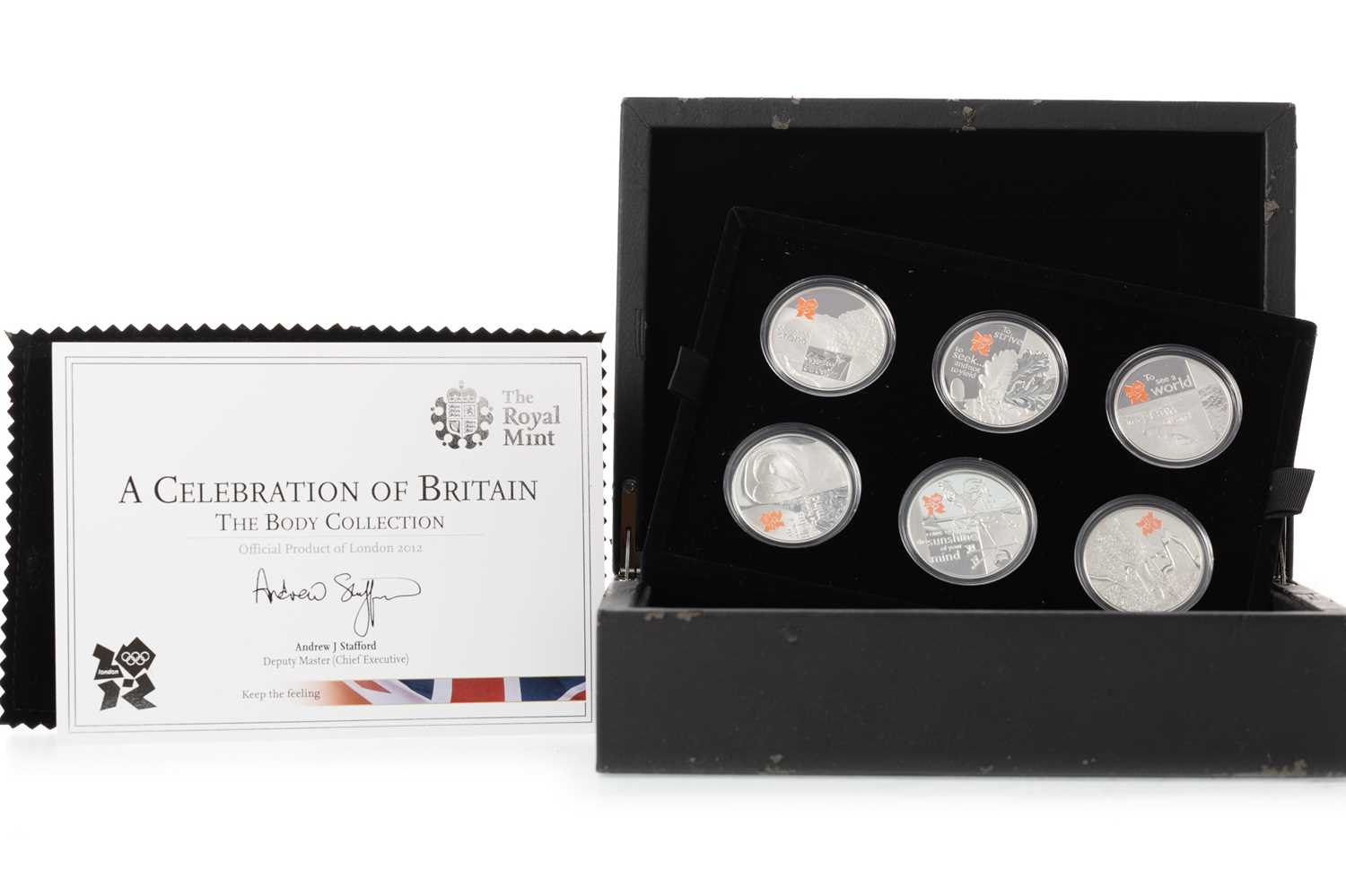 Lot 27 - THE ROYAL MINT, A CELEBRATION OF BRITAIN UK £5 SILVER PROOF COIN COLLECTION