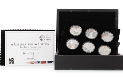 Lot 27 - THE ROYAL MINT, A CELEBRATION OF BRITAIN UK £5 SILVER PROOF COIN COLLECTION