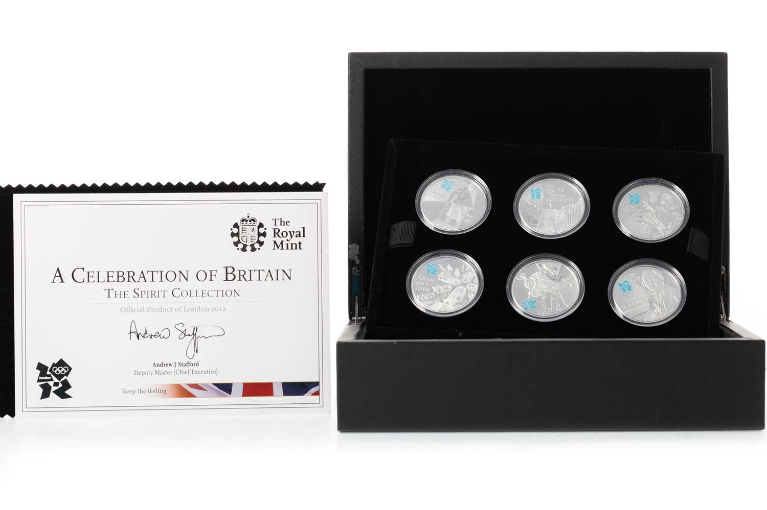 Lot 28 - THE ROYAL MINT, A CELEBRATION OF BRITAIN SILVER PROOF COIN COLLECTION