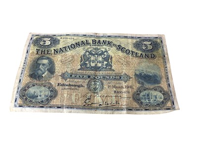 Lot 504 - COLLECTION OF VINTAGE SCOTTISH AND ENGLISH BANKNOTES