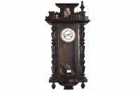 Lot 1058 - 19TH CENTURY VIENNA WALL CLOCK the outset...