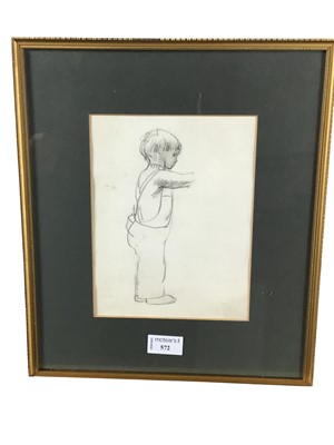 Lot 572 - WILLIAM DRUMMOND BONE RSW ARSA (SCOTTISH 1907-1979)