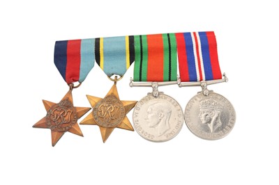 Lot 7 - R.A.F. INTEREST - SET OF FOUR WORLD WAR II SPITFIRE PILOT'S MEDALS