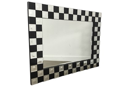 Lot 594 - CONTEMPORARY WALL MIRROR