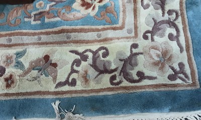 Lot 449 - LARGE CHINESE WOOL RUG