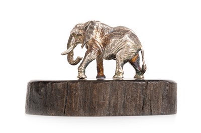 Lot 863 - SILVER ELEPHANT