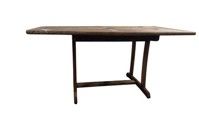 Lot 617 - PATIO TABLE AND FOUR CHAIRS