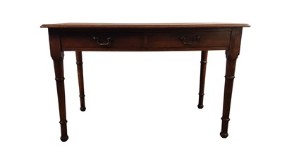 Lot 623 - VICTORIAN OAK WRITING DESK