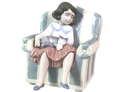 Lot 634 - TWO LLADRO CERAMIC FIGURES