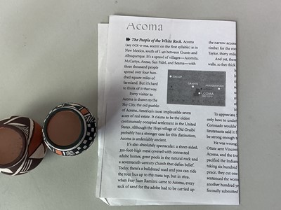 Lot 155 - COLLECTION OF NATIVE AMERICAN POTTERY