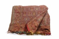Lot 1213 - ATTRACTIVE 'PAISLEY' SHAWL the centre with a...