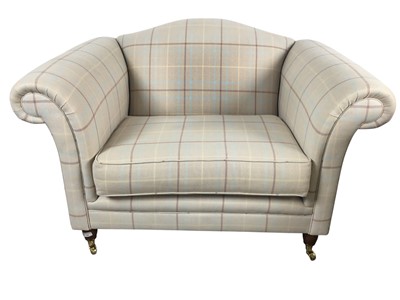 Lot 384 - PAIR OF MODERN ARMCHAIRS