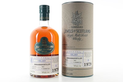 Lot 134 - **BUNNAHABHAIN 1979 25 YEAR OLD LOMBARD JEWELS OF SCOTLAND