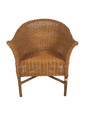Lot 656 - WICKER ARMCHAIR