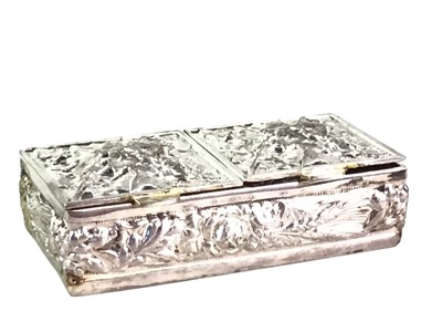 Lot 664 - GROUP OF SILVER AND WHITE METAL PILL BOXES