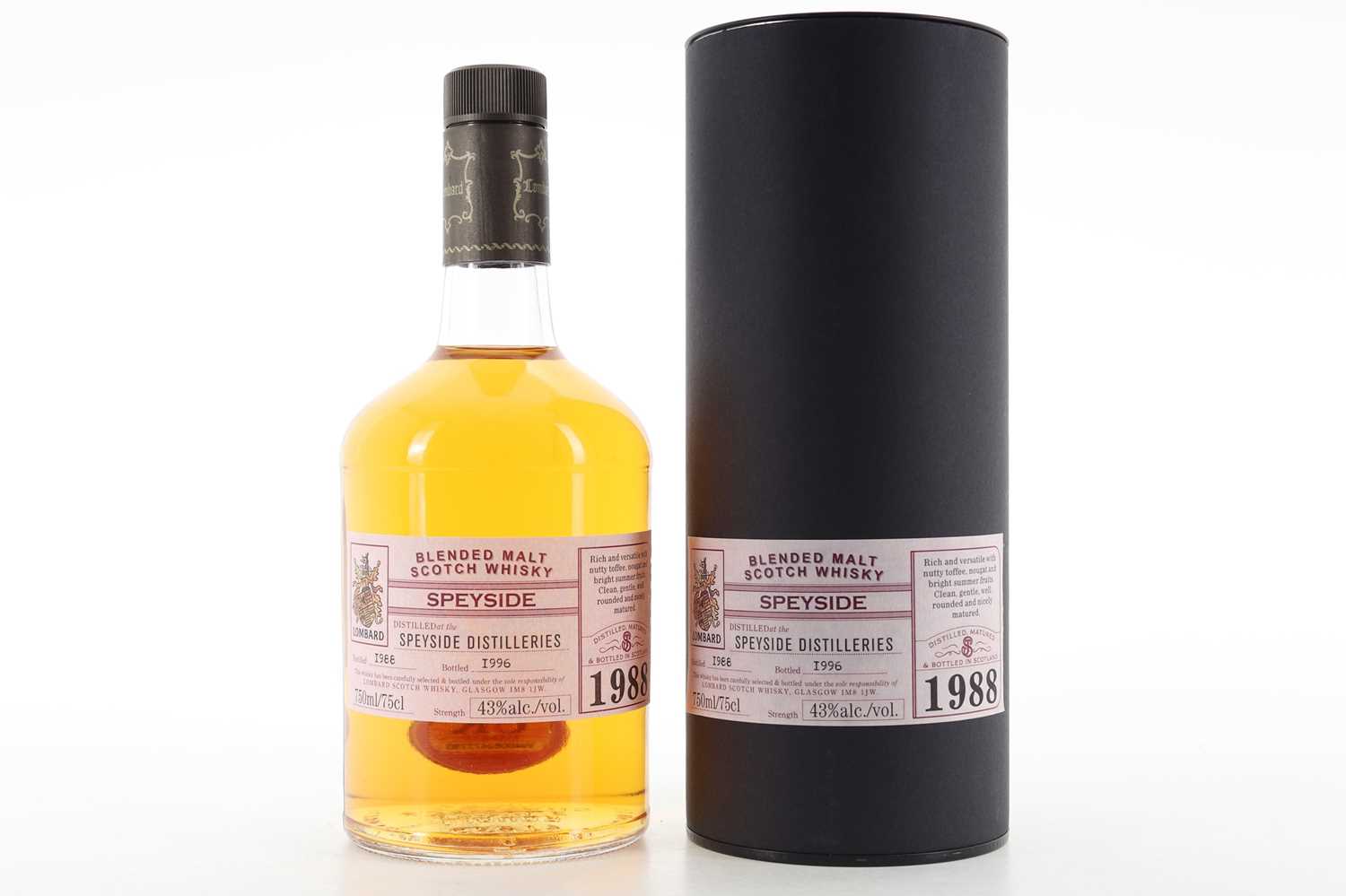 Lot 12 - **SPEYSIDE DISTILLERIES 1988 LOMBARD 75CL