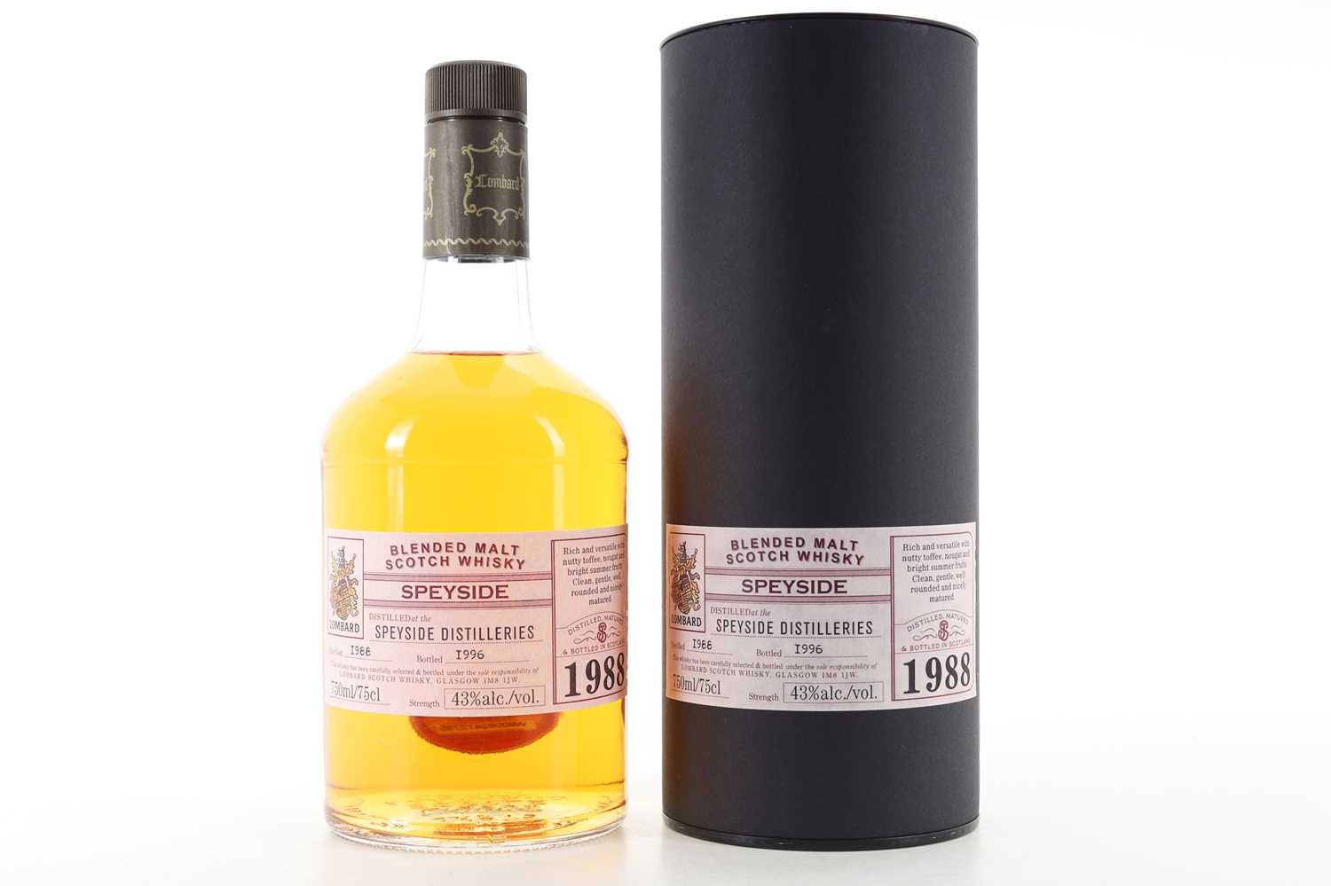 Lot 24 - **SPEYSIDE DISTILLERIES 1988 LOMBARD 75CL