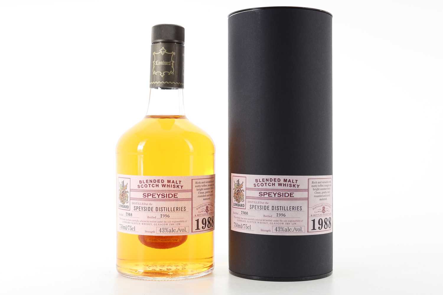 Lot 48 - **SPEYSIDE DISTILLERIES 1988 LOMBARD 75CL