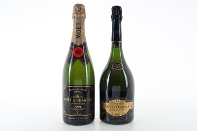 Lot 238 - MOET & CHANDON 1999 VINTAGE AND CUVEE ORPALE 1995 GRAND CRU