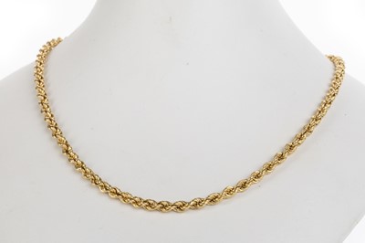Lot 518 - ROPE TWIST CHAIN